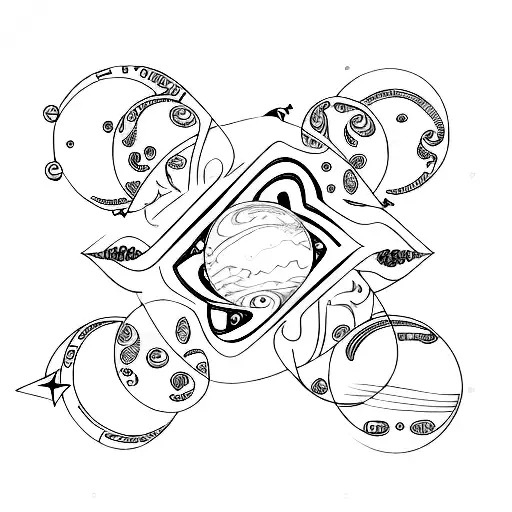 Solar System Infinity Symbol