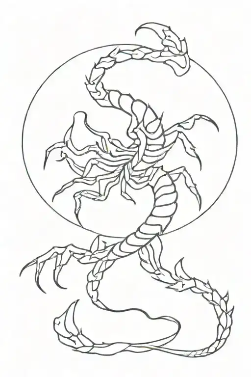 Spine Tattoo Scorpio