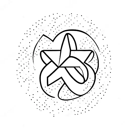 Small Star From The Letter A