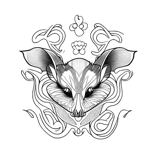 Opossum Skull Clover