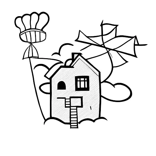 Cute Little House On Fire