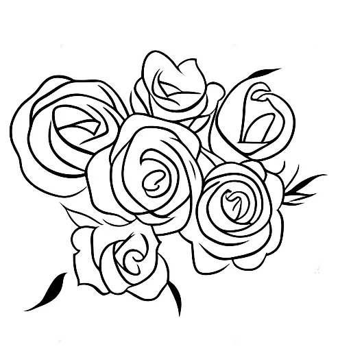 Vine Flowers And Roses