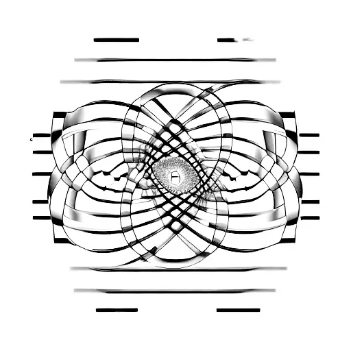 Techno Music Waveform Merging With A Dna Double Helix