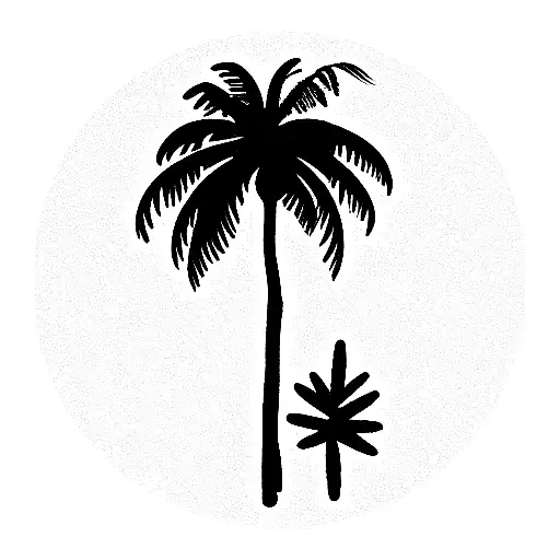 Palm Tree Meets The Pine Tree