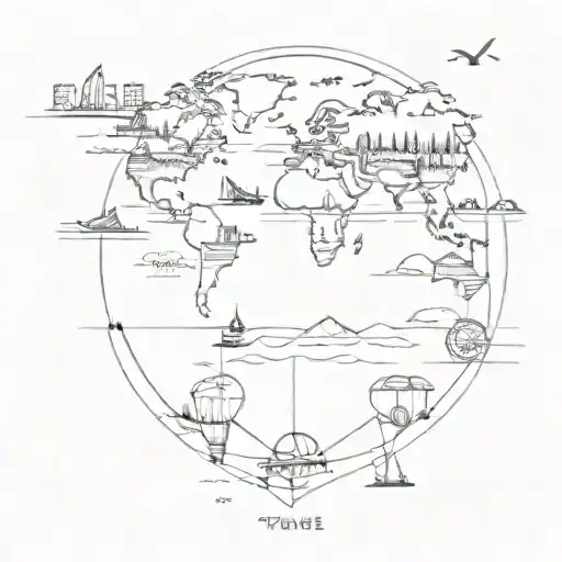 Travel Tattoo Featuring 195