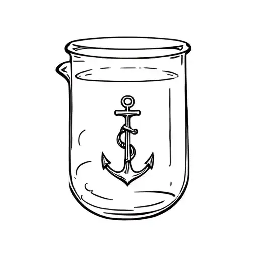 An Anchor In A Beaker