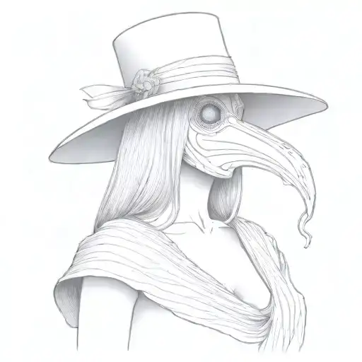 Plague Doctor Female Woman Body