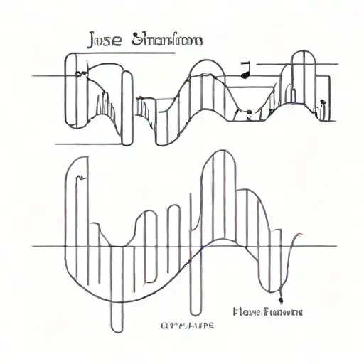 Music Audio Waveform Inspired Tattoo Design With Name Jose And Sherri