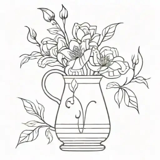 Flowers In A Pretty Vase