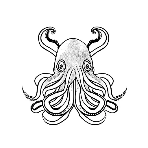 Simple Dark Octopus