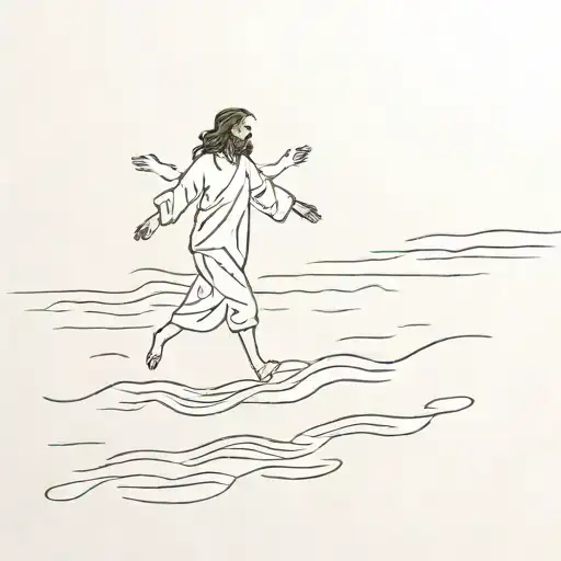 Jesus Walking On Water And Me Saying I'm Sorry