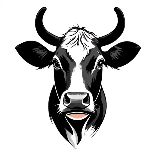 Fine Line Disney Cow Face