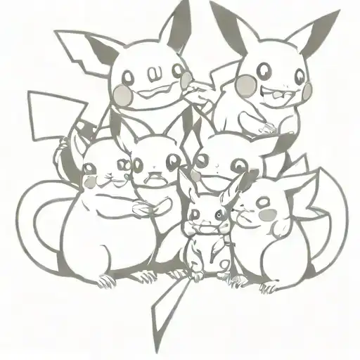 Pokemon Family Sitting