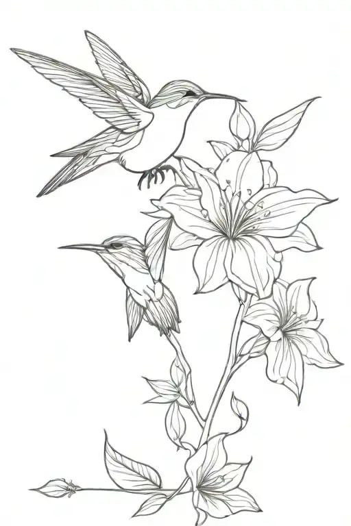 Floral Hummingbird