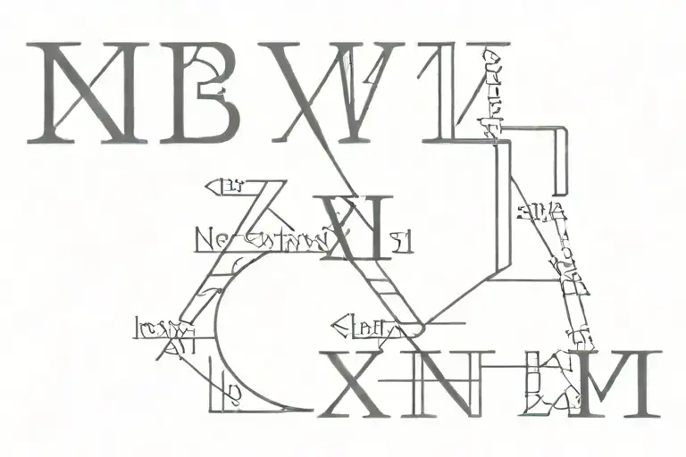 7 Roman Numeral Dates Going Around Bicep