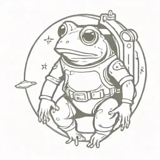 Frog In Space Suit