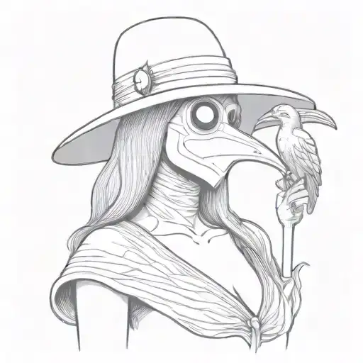 Plague Doctor Female Woman Body
