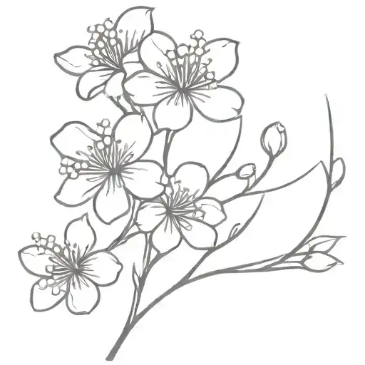 Abstract Cherryblossms