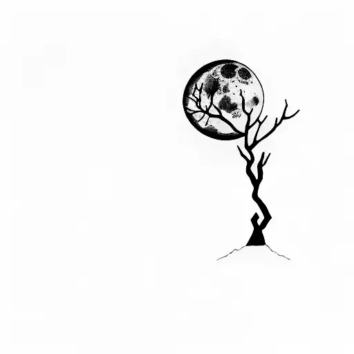 A Moon And A Tree
