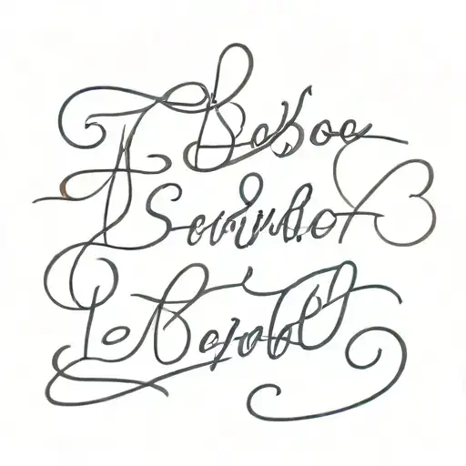 187 Script With Black Background Black