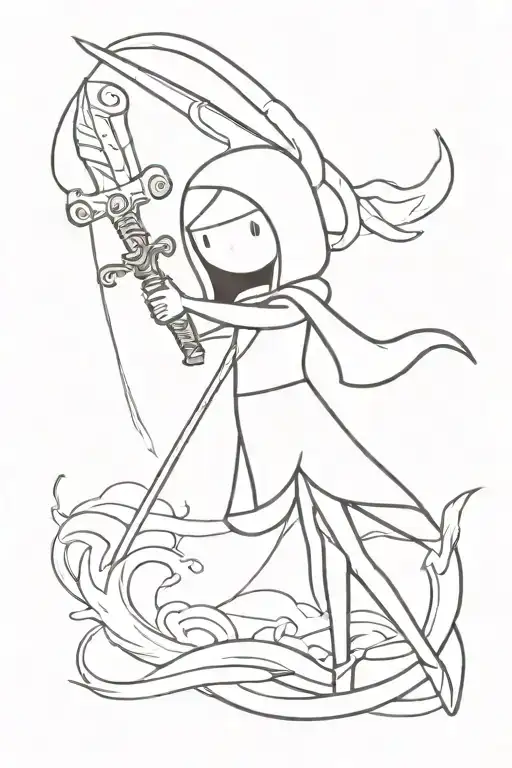 The Sword Scarlett From Adventure Time