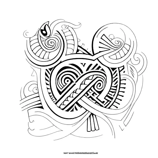 Polynesian October Love Symbol