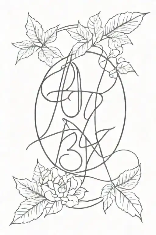 Cordogram With The Word My