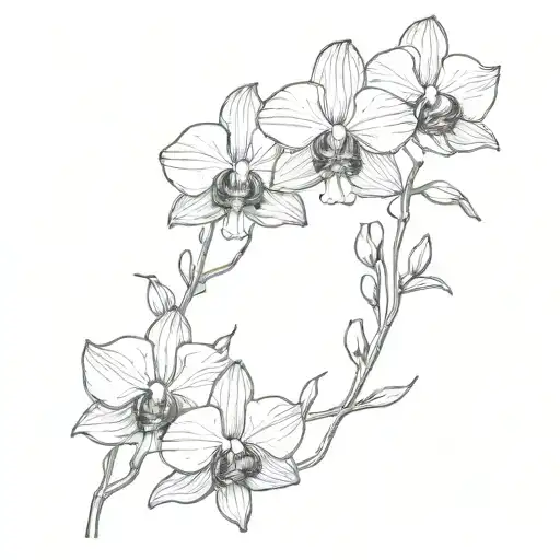 Orchid Vine Arm Sleeve