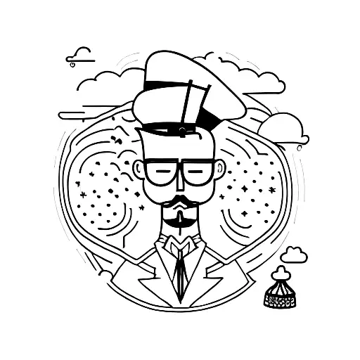 A Man In A Black Coat