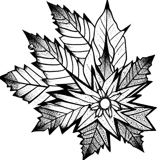 Stars And Leaves For Collarbone