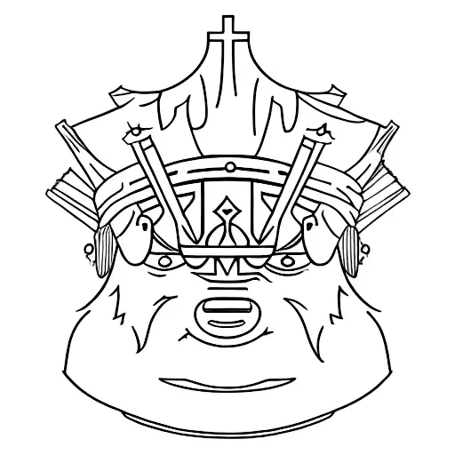 Kylo With A Crown Above