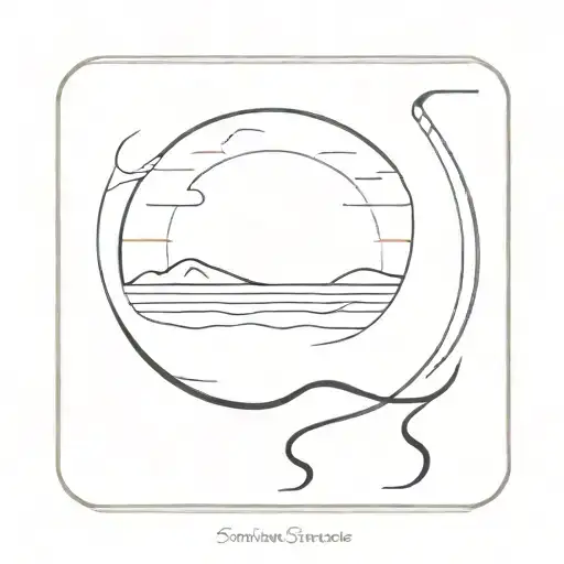 Sunset With S Letter