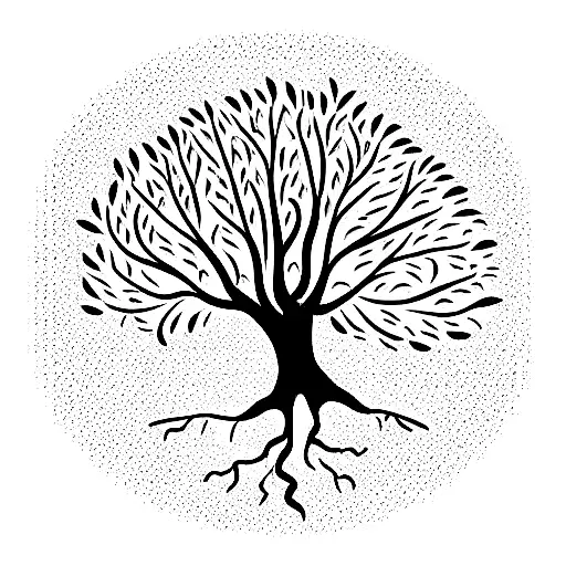 Tree Of Life With End Of Road