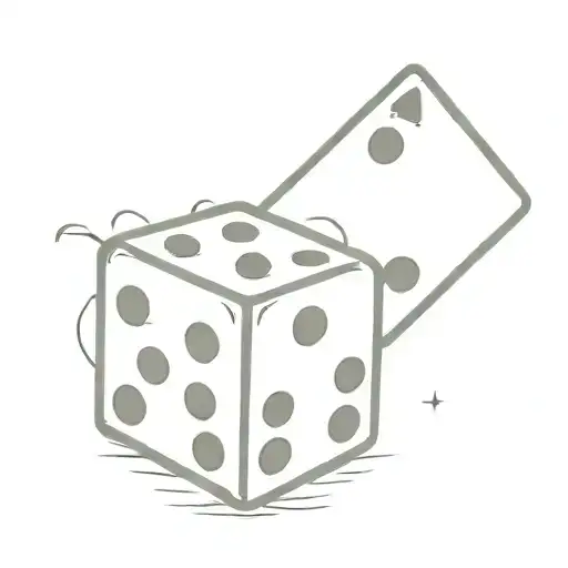 Dice And Joker Cards