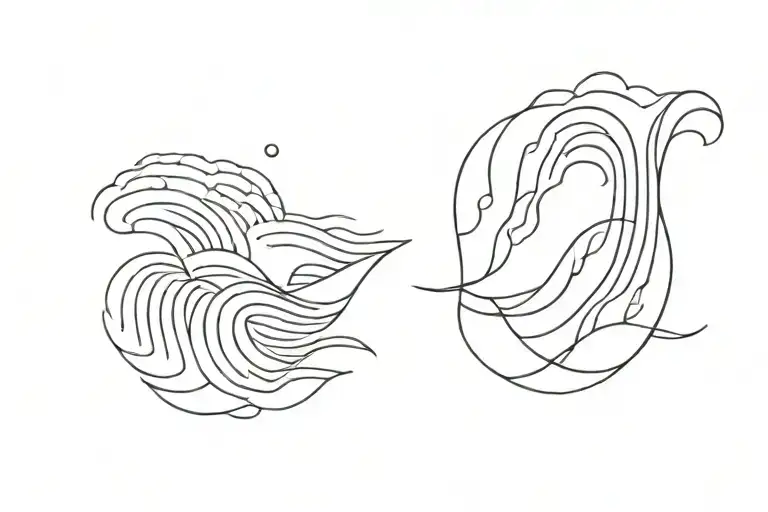 Wave And Semicolon Inside