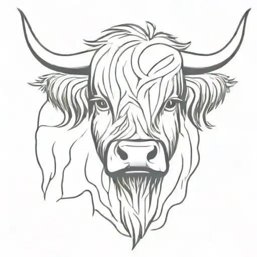 Highland Cow Art