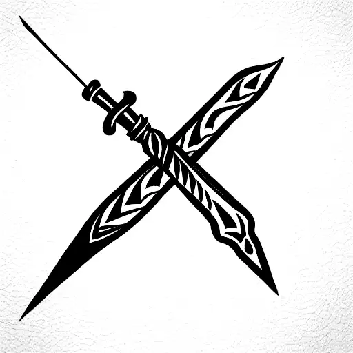 Tribal Sword Back