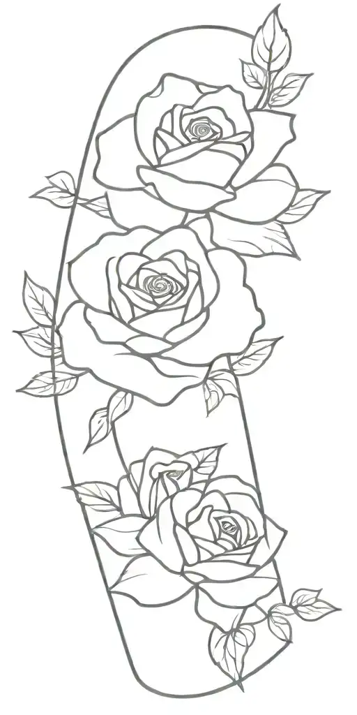 Row Of Roses