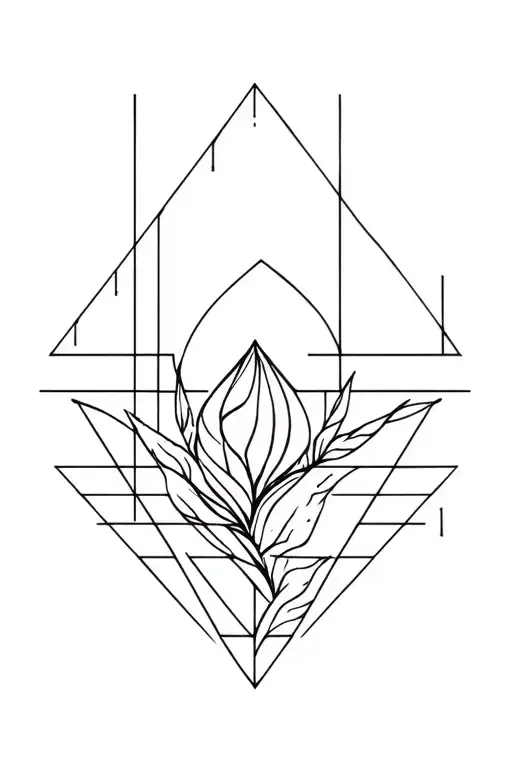 Abst Ract And Geometric With Nature And Technology