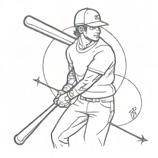 Jyd With A Baseball Bat Under It