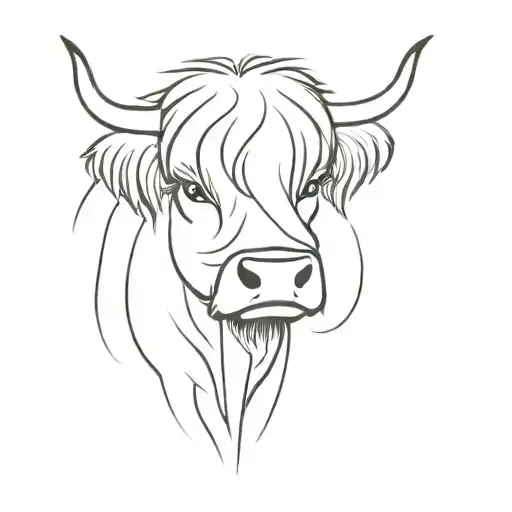 Highland Cow Realistic