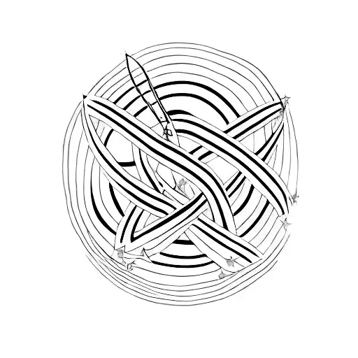 Infinity Symbol With 4 Stars