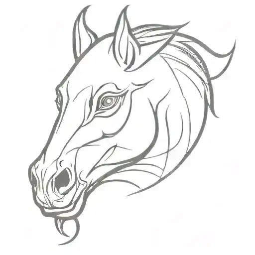 Devil Horse Head