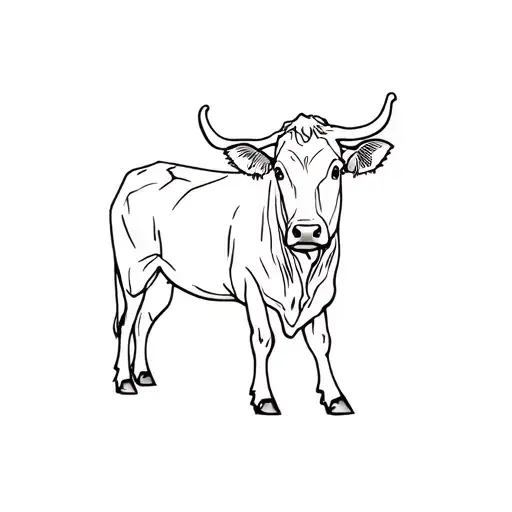 Jersey Cow With A Halter On