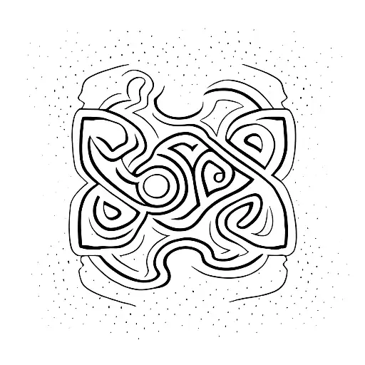 Capoeira Silhouette Against A Sunset Backdrop