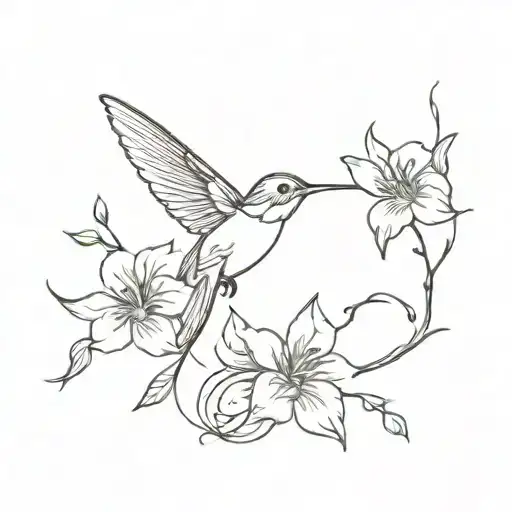 Butterfly Hummingbird Vine