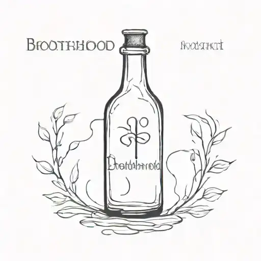 Brotherhood Written Inside A Bottle