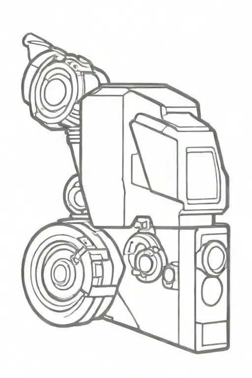 Cartoon Engine Piston Female