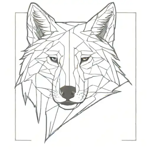 Sprit Animal Wolf Head