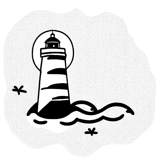 Lighthouse On A Rock